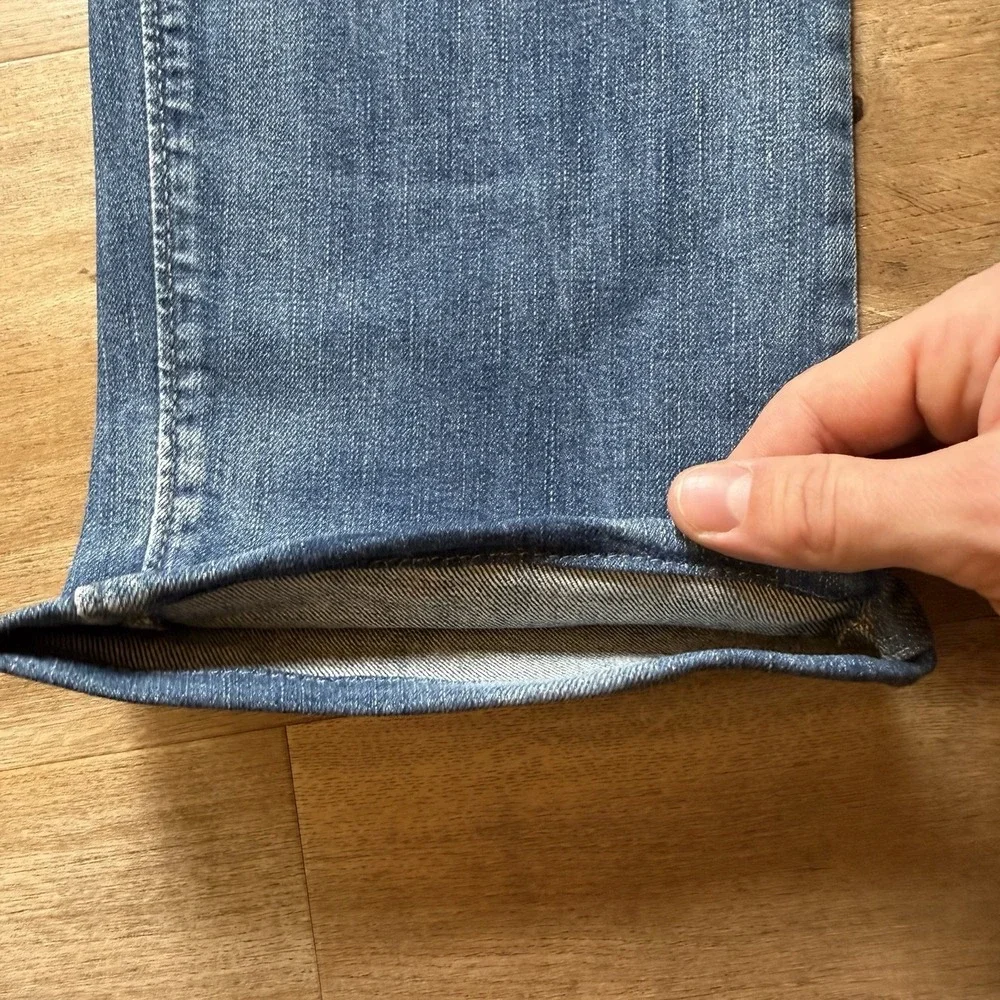 Diesel Buster Jeans Men 34x30 Blue Slim Tapered Stretch Destroyed Rock 0853R